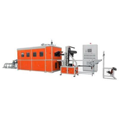 China Fully Automatic Plastic Products Thermoforming Machine With Robot Hand Cup Making Machine Container Molding Machine for sale