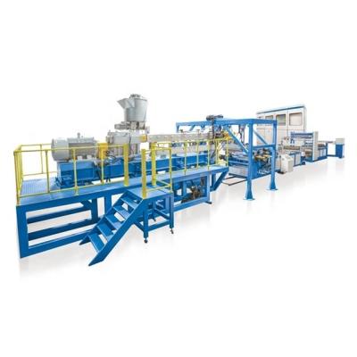 China Twin Sheet PET Screw Extrusion Machine PET Sheet Extruder for sale