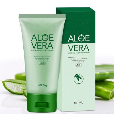 China Aloe Vera Soothing Gel 100% Pure and Natural Organic Aloe Vera Gel Moisturizer for Face and Skin for sale