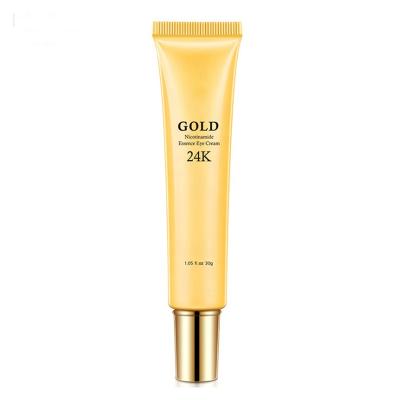 China Anti Aging Anti Wrinkle OEM 24k Gold Cream Highlighting Under Wrinkle Remove Dark Circles Eye Cream for sale