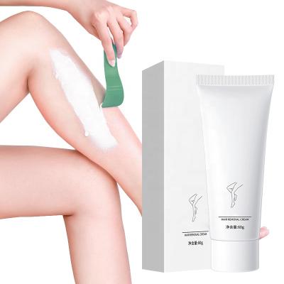 China Painless Hair Removal Hair Removal Cream Organic Women Face Pubic Strong Natural Cream Remove Hair for sale