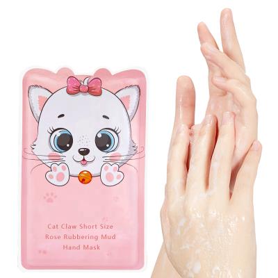 China Rose Moisturizing Nourishing Hand Mask Beauty Products Custom Hand Mask Manufacturer OEM Organic Skin Care for sale