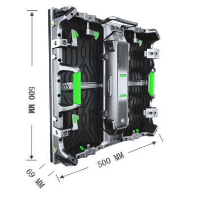 China Indoor Stage Background Led Panel 500x500mm Indoor Outdoor Rental Led Wall Display P2.6 P3.91 Seamless Splicing Led Video Screen for sale