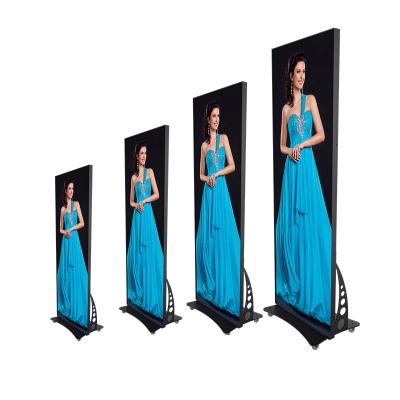 China Indoor Portable Display Led Display Digital  Shopping Mall Mirror Led Screen P2.5 Poster Digital Signage Displays for sale