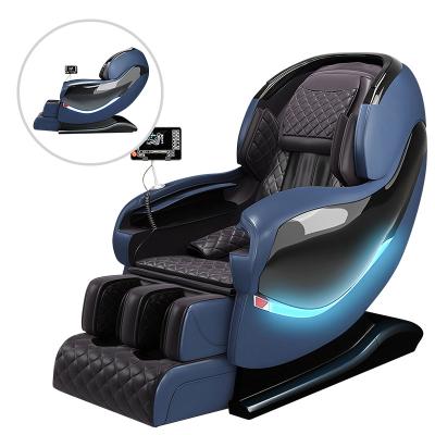 China 2022 Wholesale Luxury Electric Vibration Weightless SL Track Massage Chair 4d With Foot Massager for sale