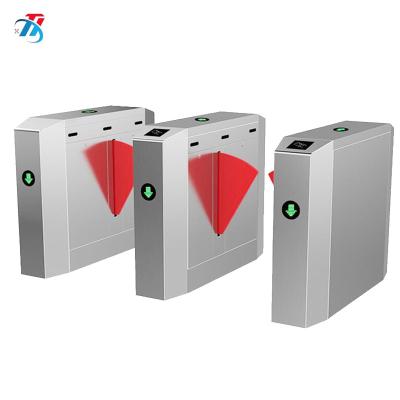 China Indoor Speed ​​Gate Turnstile Barrier Flap Stainless Steel Desktop Motor Brushless Rfid Card Reader Security Turnstile Gate For Access Control for sale