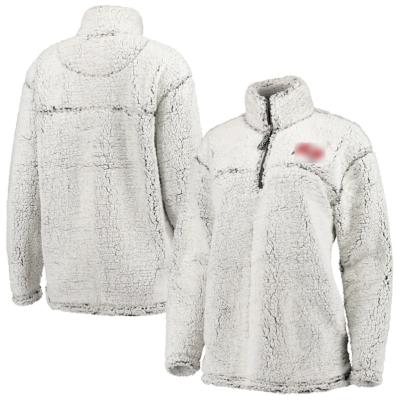 China Waterproof Women's Sherpa Quarter-Zip Pullover Jacket for sale