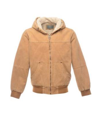 China Waterproof High Quality Cotton Jacket Canvas WORKWEAR LIGHT BROWN JACKET for sale