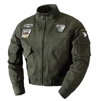 China Waterproof 100%cotton Lightweight Custom College Baseball Flight Bomber Jackets Uniform for sale