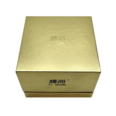 Cina Esemplare gratuito Custom Luxury Personalized Cardboard Gold Gift Jars Cosmetic Packaging Box per la cura della pelle in vendita