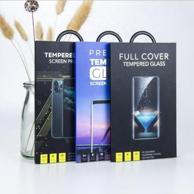 China OEM CMYK Paper Electronics Packaging Box For Phone Screen Protector Customized for sale