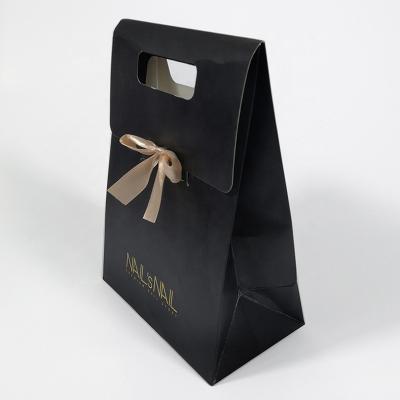 China Blush Dauerhafte Kosmetik Tasche Kunststoff-Papier-Geschenk-Tasche mit Hot Foil Logo OEM zu verkaufen