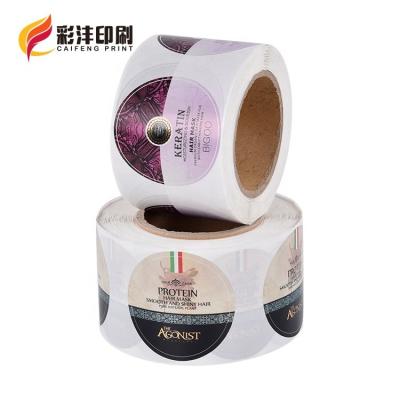 China Vinyl cosmetische fles kleefmerk etiket Custom logo CMYK Matte label sticker Te koop