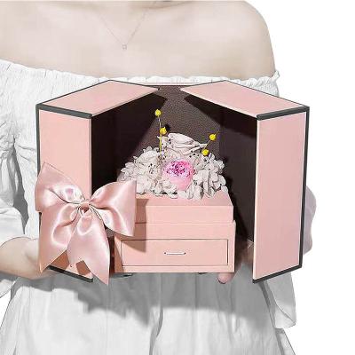 China Barnizado Magnético Cubo Mágico Doble Puerta de Apertura Caja de Regalos para Sorpresas Personalizadas en venta