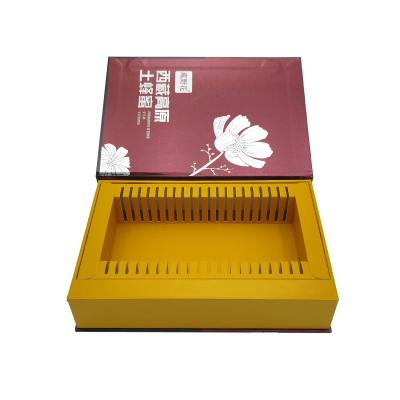 China Impresión UV Caja de regalo rígida de jarras de miel Caja de papel de alimentos reciclable con cierre magnético en venta