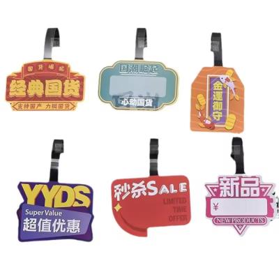 China Store Promotional Wobbler Advertising Printing Display Shelf Dangler For Supermarket for sale