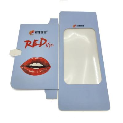 Chine Boîte de stockage personnalisée de lèvres brillantes Masque facial Packaging Set Box avec fenêtre de retour à vendre