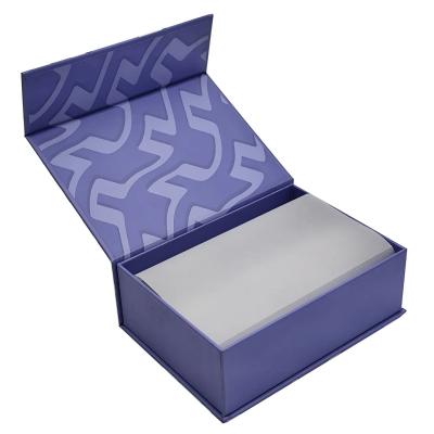 Китай Eco Custom Logo Printed Cardboard Foldable Flip Cardboard Paper Box Подарочная упаковочная коробка с тканевой бумагой продается