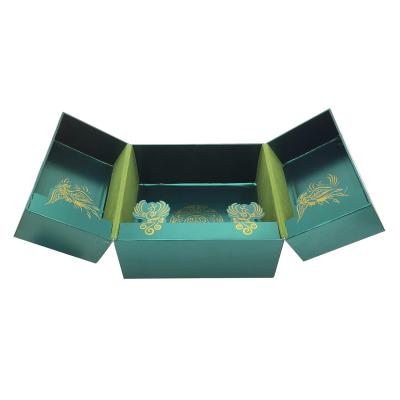 China Custom Gold Stamping Business Tea Cup Gift Box Embossed Printing Teacup Rigid Gift Set Gift Box for sale