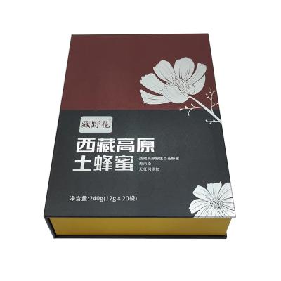 中国 Gift Box Cardboard Honey Jar Bottle Packaging Set Box Custom Logo Printed Magnetic Paper with Insert Paper Corrugated Board 販売のため