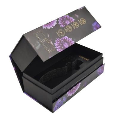 Chine Boîte d'emballage rigide en carton vide et en flip plat personnalisée avec insert EVA pour les produits de soins de la peau à vendre