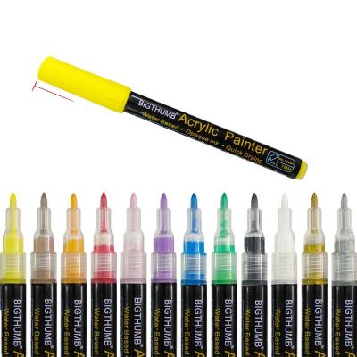 China Permanent Waterproof Paint Marker Pen Car Motorcycle Tire Tire Tread Paint Markers Marking Paint Pen for sale