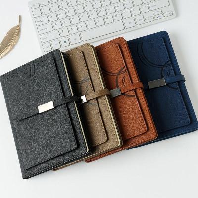 China Wholesale Custom Printing PU Leather Coated Journal A5 Leather Notebook for sale