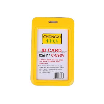 China Durable Hot Style PP Material Eco - Friendly ID Transparent Double Card Holder for sale