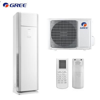 China Standing Split Type Hotel Gree Room Energy Saving Floor Heating Cooling Only Gree AC Floor Standing Air Conditioner for sale