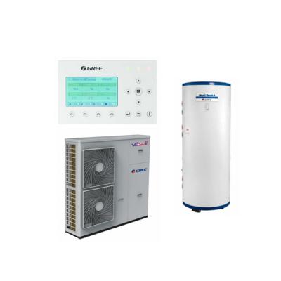 China DC Inverter Water Heater Pump System Unit Home Use Outdoor Air Source To Water Heating Heat Pump For Home for sale