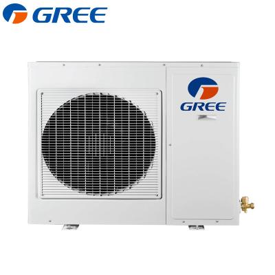 China Gree R32 Outdoor Green Power DC Inverter Floor Heating Air Source To Water Heater Heat Pump Unit for sale