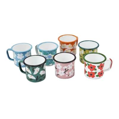 China Fashionable type of food factory wholesale ceramic mug water logo printed coffee mug with many color for sale