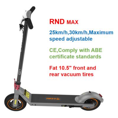 China RND max 2021 new motor scooter big wheels fast electric scooter unisex fast speed electric charger for sale