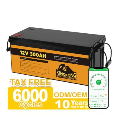 China 24V 12V Lithium Ion Battery Pack 12.8V 100Ah 200Ah 300Ah Voor oplossingen voor zonne-applicaties Te koop