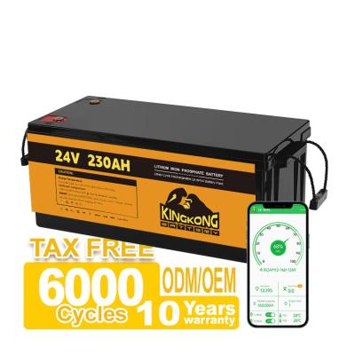 China OEM 24V 100AH 200AH 230AH 12V Li Ion Battery Pack For Solar System RV Electric Motorcycle Boat for sale