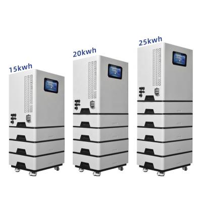 중국 하이브리드 그리드 연결 스택 스마트 에너지 저장 배터리 10kw 15kw 20kw 30kw 35kw 판매용