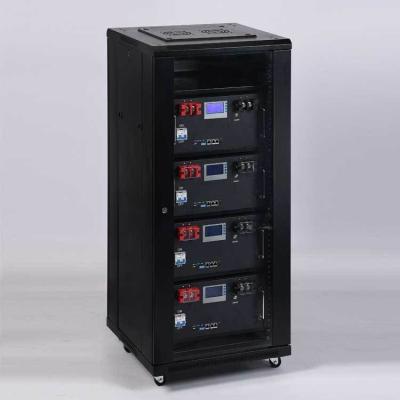 China OEM 51.2V 50Ah Rack Mounted Household Energy Storage Lifepo4 Battery Pack for Solar Panel System for sale