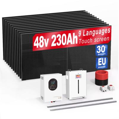 China Ess Powerwall 5Kwh 10Kwh 15Kwh 20Kwh Lifep04 Lithiumbatterij 48V Volt 100Ah 200Ah 400 300Ah Lifepo4 Zonne- en batterijpakket Te koop