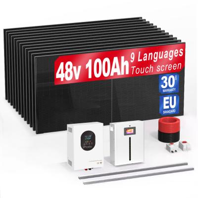 China Hybride batterij voor zonne-energie-installaties/batterijen Lithium-ion-batterijen Carport verlichting Verwarming Padtv-systemen Te koop