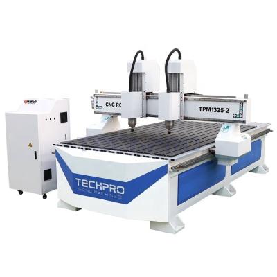 China Hotels Good Price Custom 2030 CNC Router Wooden CNC Router Machine Good With Double Heads for sale