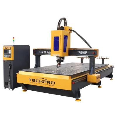 China Global Hotels C Axis CNC Router 3 Axis 4 Axis HSD Wood CNC Router Machine For Sale for sale