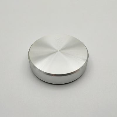 China 45x10mm Aluminum Polished Silver Anodizing Volume Knob For Encoder Audio for sale