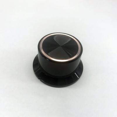 China Pervious 25x16mm aluminum precision plastic control knobs for lighting for sale