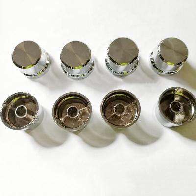 China ABS Diameter 25mm Plated Metallic Speaker LED Lights Potentiometer Volume Knob for sale