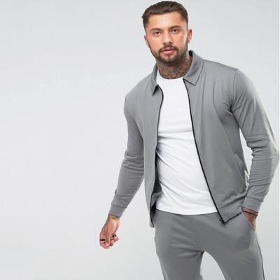 China Custom Anti-Pilling Anti-Pilling Men's Tracksuit Tracksuit Set Skinny Jacket Jogger for sale