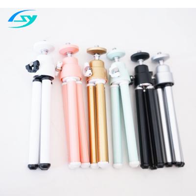 China 2 Pcs Colorful Popular Extendable Telescopic Rod Sections 3 Have Screw Telescopic Rod Tripod For Mobile Phone Holder for sale