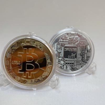 China Coin Maker Durable Custom Metal Colored Bitcoin Silver Coin Antique Bite Challenge Coin Maker for sale