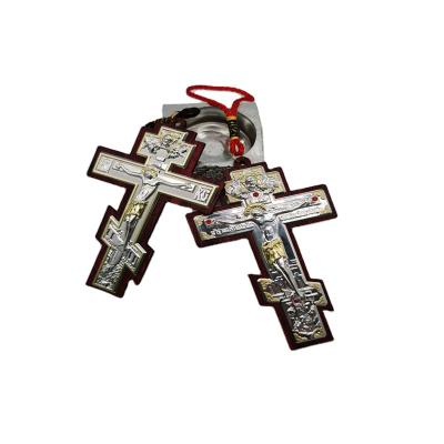 China St pendant Benedict Jesus Cross Exquisite Religious Pendant Unique Design Crucifixc Orthodox Cross from Europe for sale