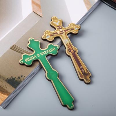 China Durable Cheap Wooden Religious Religious Ornaments Wooden Crosses For Crafts Ornament for sale