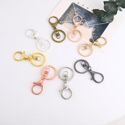 China Wholesale Durable High Quality Cheap Lobster Clasp 30mm Key Chain Golden Big Lobster Clasp For Key Chain for sale